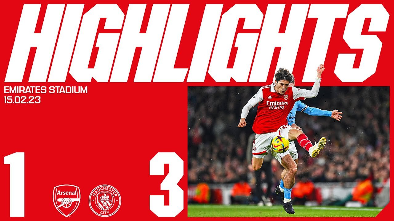 Highlights: Arsenal's vs manchester city 1-3 | premium league