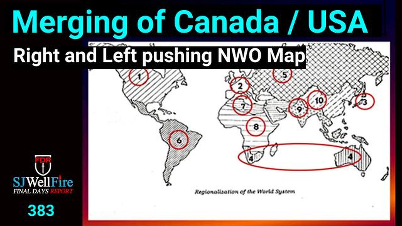 NWO Canada USA Alignment tied to NWO Club of Rome Map