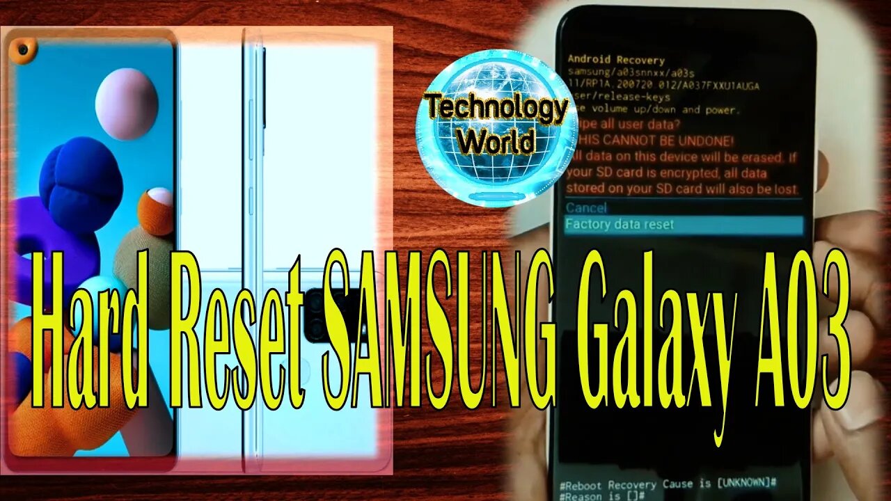 Format (Hard Reset) SAMSUNG Galaxy A03