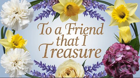 To a friend that I treasure - Chen Hui (Piano music)