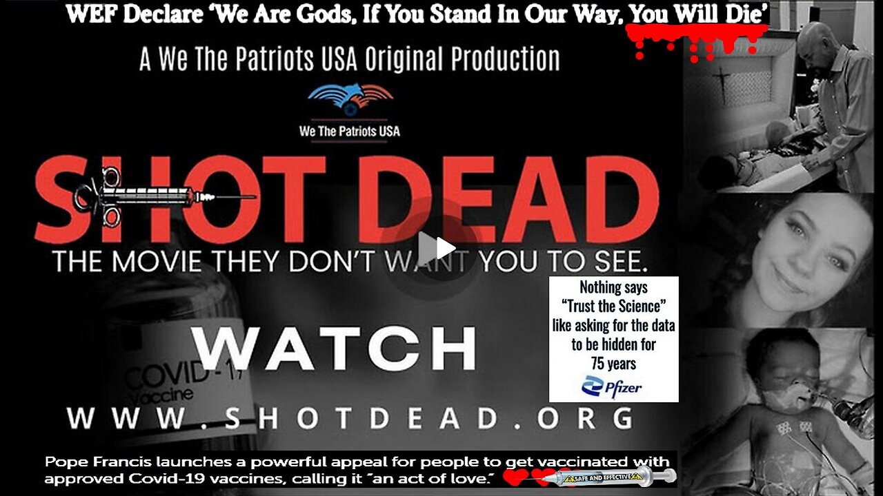 Shot Dead - Covid Vaccine Fatalities Documentary (related info and links in description)