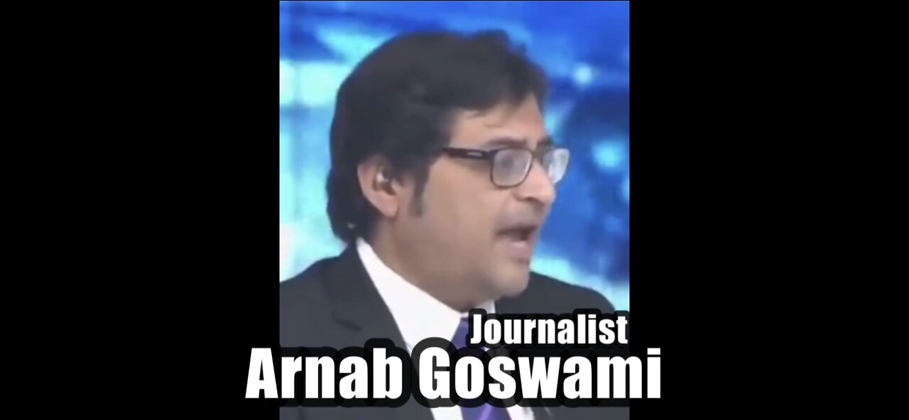 Indian Journalist Arnab Goswami