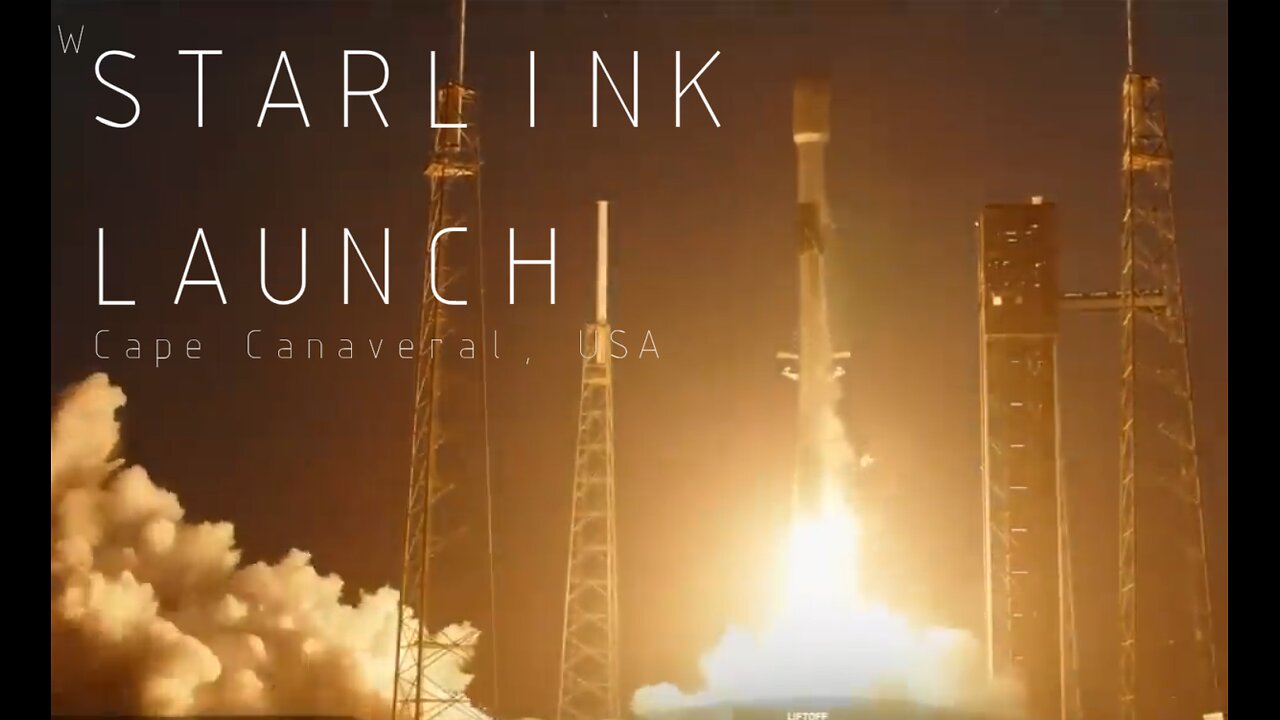 SpaceX launches 23 Starlinks in firery glow