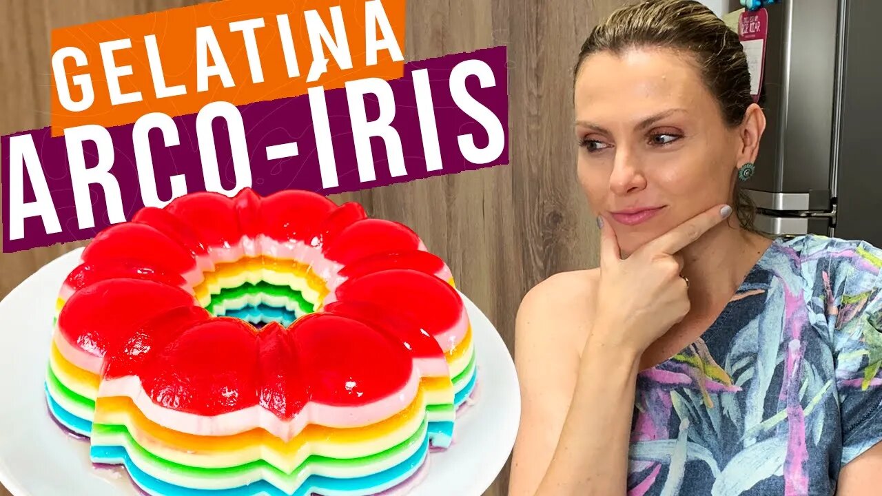 GELATINA COLORIDA | EXPLOSÃO DE SABORES!