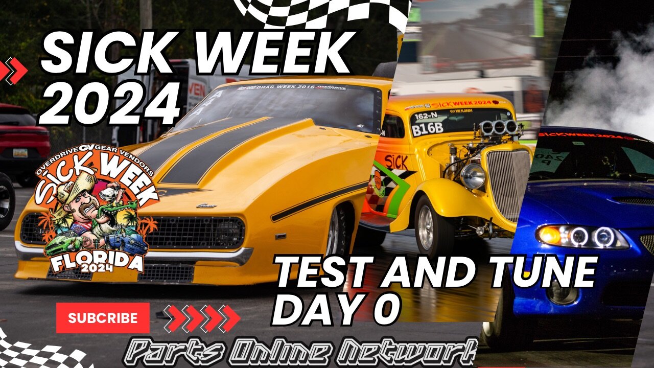 Sick Week 2024 Day 0 Test and Tune - Sights and Sounds