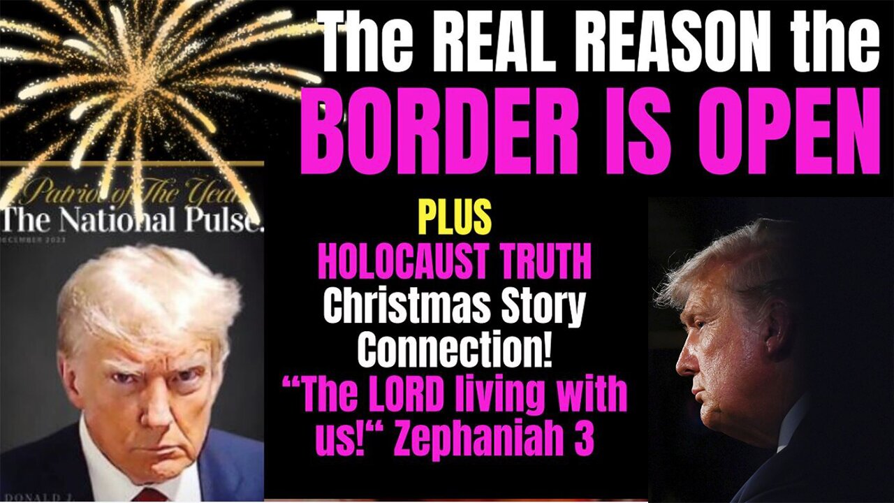 Melissa Redpill Huge Intel: "Why The Border Is Open, Holocaust Truth, Christmas Connection Zeph 3"