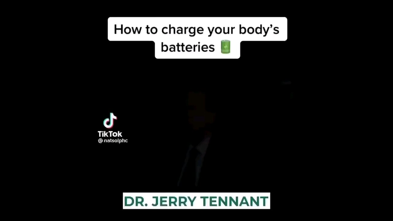 According to Dr. Jerry Tennant; Healing is voltage and balancing electrons in your body heals