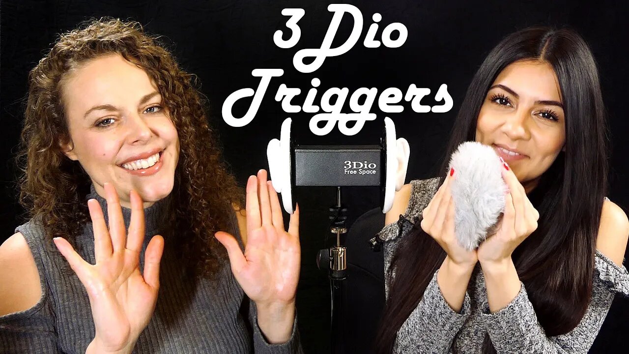 ASMR 3Dio Intense Triggers⚡ Duo Binaural Sounds for Extreme Tingles😌 w/ Corrina & Courtney