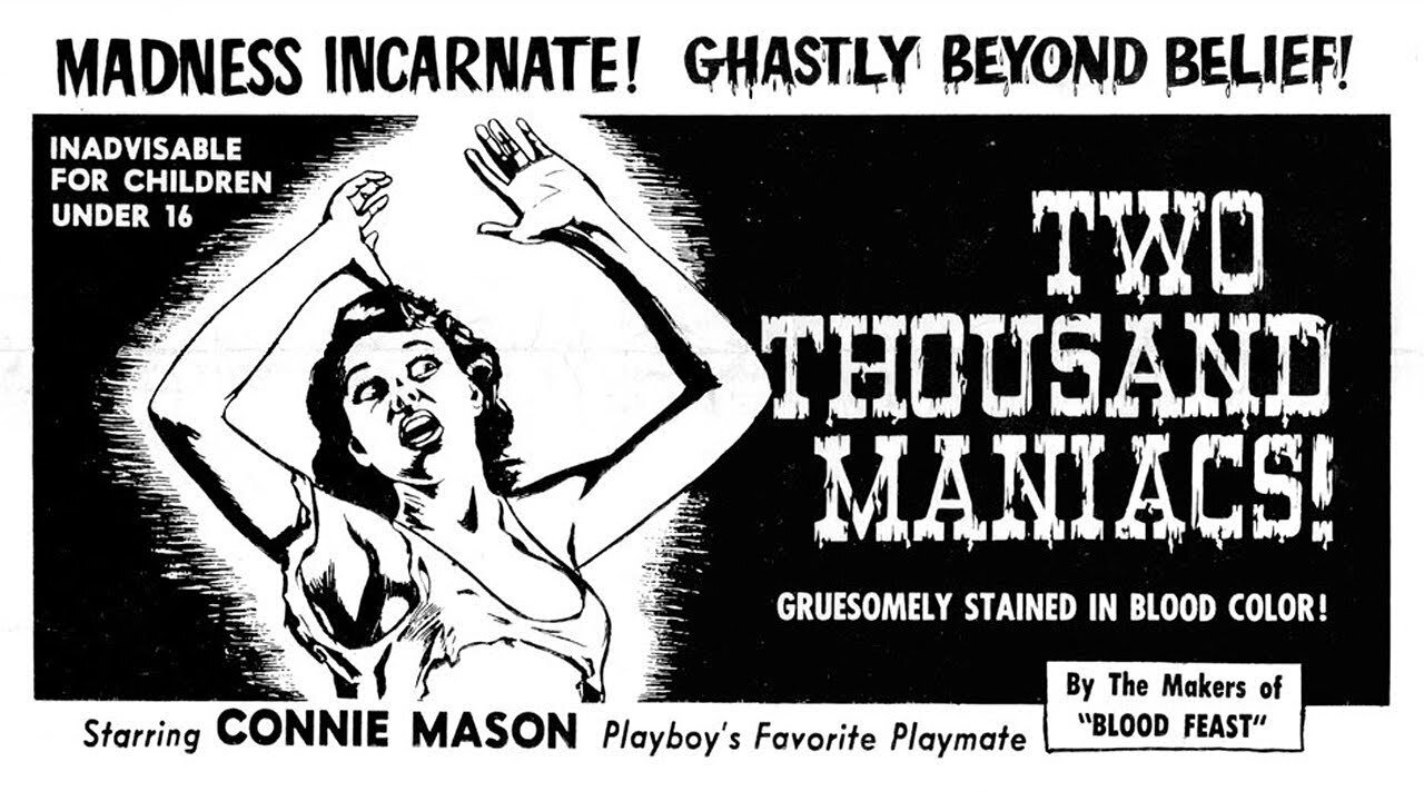 TWO THOUSAND MANIACS (1964) Herschell Gordon Lewis movie trailer