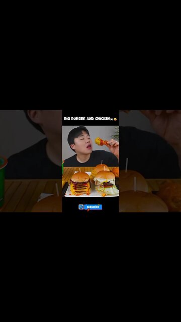 Big Burger And chicken🍽😛