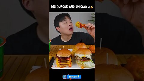 Big Burger And chicken🍽😛