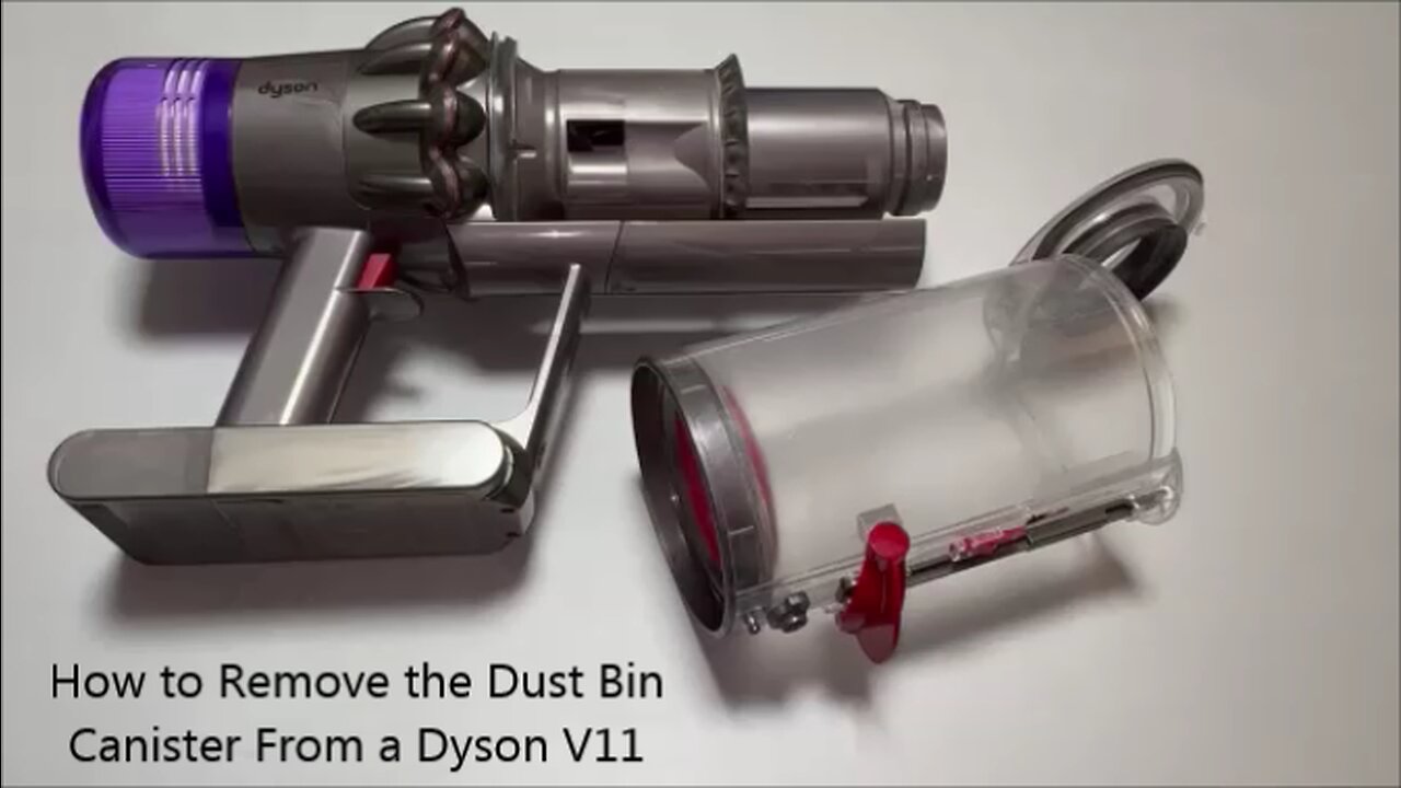 How to Remove the Canister From a Dyson V11