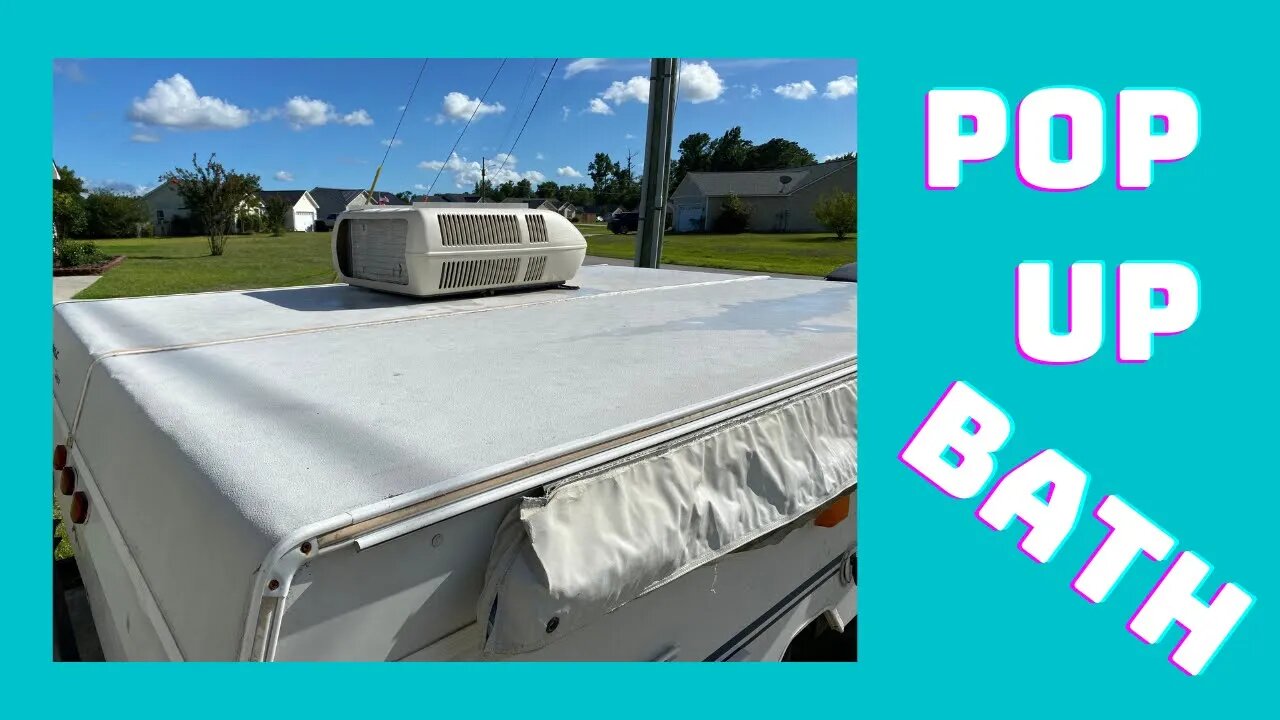 Pop Up Camper | 2000 Jayco Eagle 10 SG | Pressure Washed Before & After (in storage position)