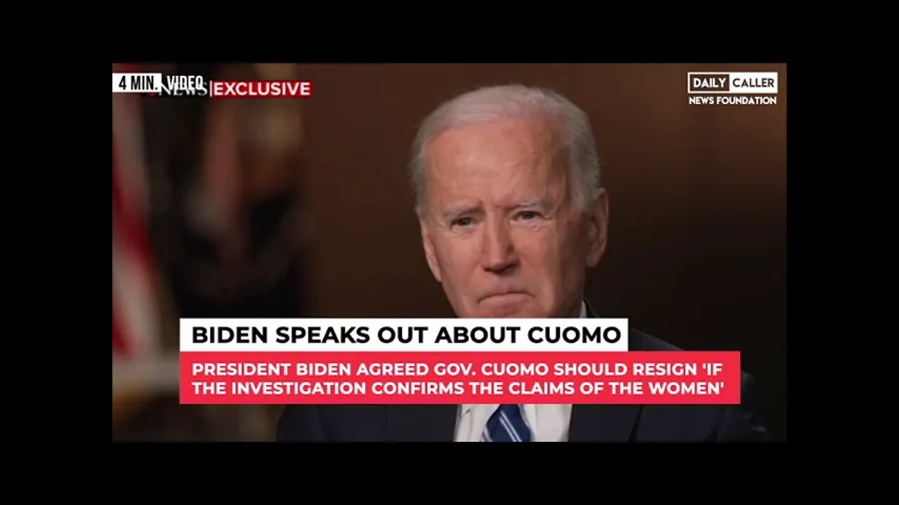 Joe Biden said Cuomo should RESIGN if allegations found true