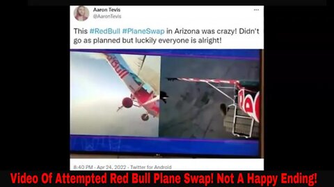Video Of Red Bull Plane Swap Which Did Not Go As Planned!