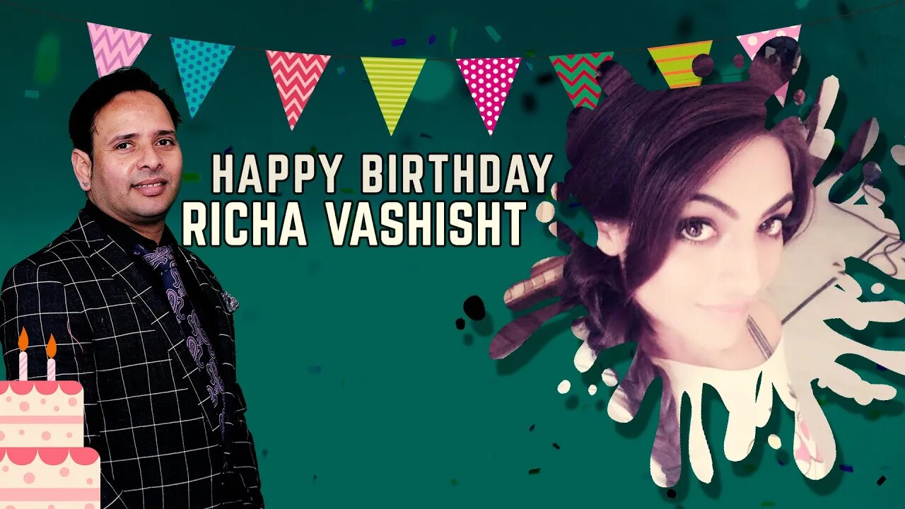 Warmest wishes for a very happy birthday, Richa Vashisht Ji