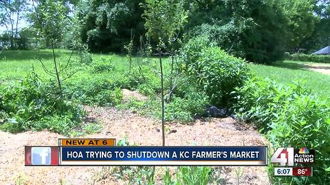 HOA trying to shut down farmer's market