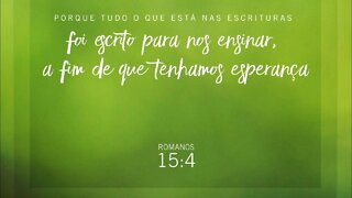 Reflexão Bíblica sobre Romanos 15:4