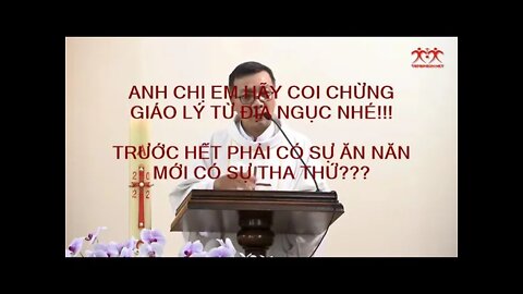 ANH CHỊ EM HÃY COI CHỪNG GIÁO LÝ TỪ ĐỊA NGỤC BỞI CÁC GIÁO SĨ TAM ĐIỂM NHÉ!