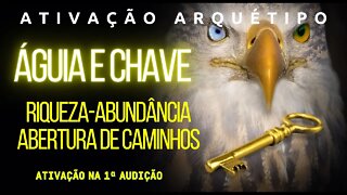 Arquétipos Águia e chave para atrair riqueza, oportunidades e aberturas de caminhos urgente!!!!