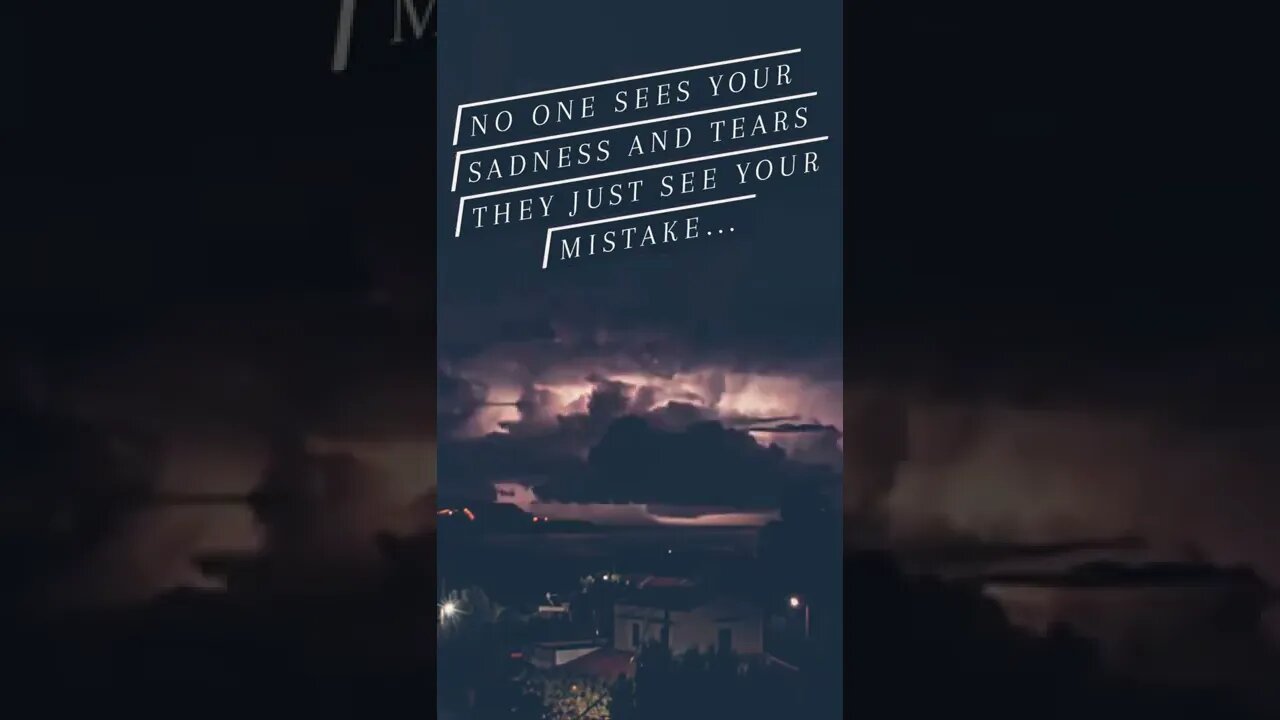 Sad WhatsApp Status... YTShorts...