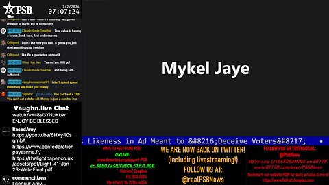 2024-02-02 07:00 EST - Patriots Soapbox AM: with MykelJaye, SkyeBreeze