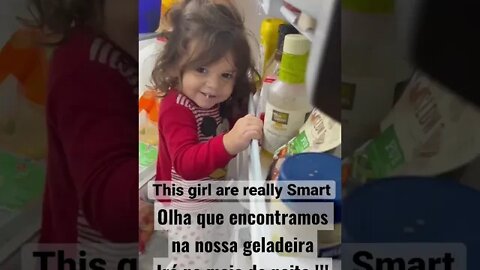 Olha que encontrei dentro da geladeira no meio da noite