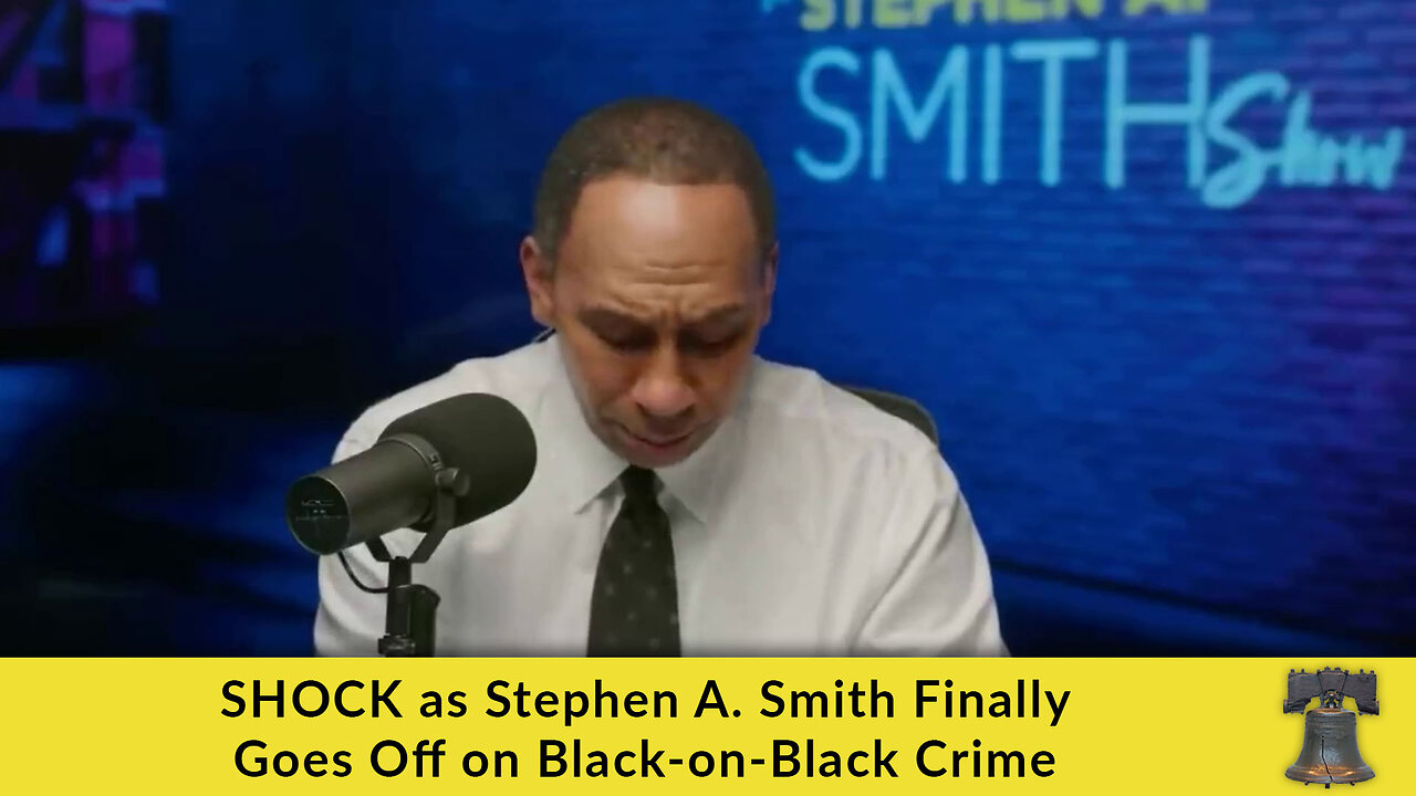 SHOCK as Stephen A. Smith Finally Goes Off on Black-on-Black Crime