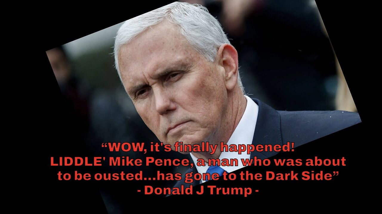 DID DONALD J TRUMP CALL LIDDLE' MIKE PENCE A PEDOPHILE?