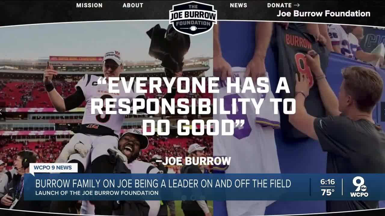 Joe Burrow's parents discuss his leadership, importance of new foundation