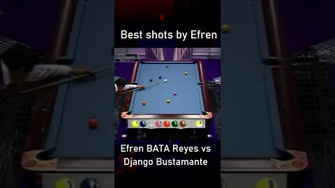 Best Play of Pool History - Efren Bata Reyes vs Francisco Bustamante