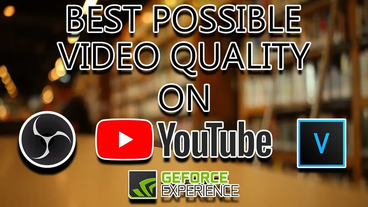 !!! BEST POSSIBLE VIDEO QUALITY ON YOUTUBE !!! - VEGAS Pro - OBS - ShadowPlay