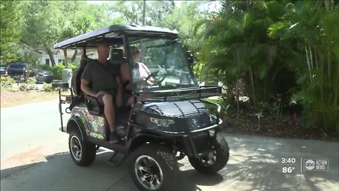 South Tampa family promotes low-speed vehicle fun and safety