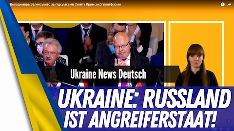 Ukraine: "Russland ist ein Angreiferstaat".