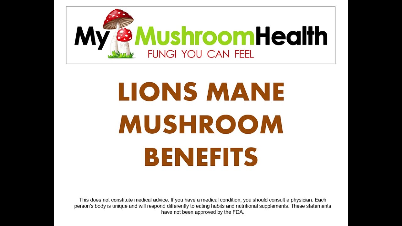 Lions Mane Mushroom Benefits