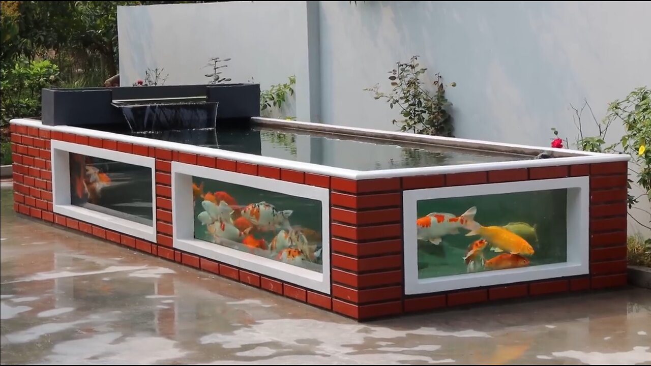 How To Make Outdoor Aquarium 2000gal - Design And Decorations