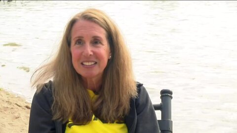 Wisconsin marathon swimmer takes advantage of state's lakes as weather warms up