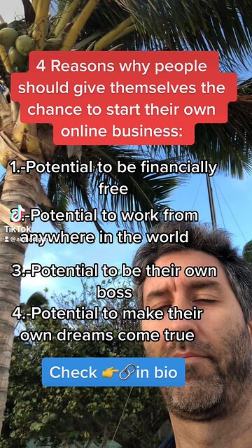 4 Reasons to give yourself a chance to start your own online business