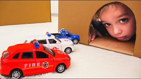 Boy And Nice Play With Toy Chris - Collection Car Videos For Kids