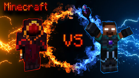 Herobrine vs Guest 666 in Minecraft: Magic Edition