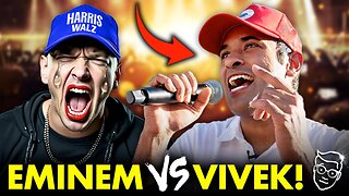 Vivek BREAKS Eminem! Destroys Rapper For Endorsing Kamala and Dick Cheney: 'The Real Slim Shady!?'🔥