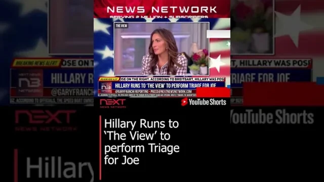 Hillary Runs to ‘The View’ to perform Triage for Joe #shorts