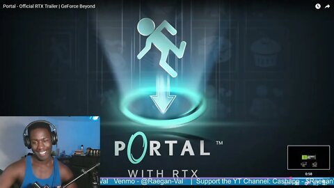 REACTION!!!Portal - Official RTX Trailer | GeForce Beyond