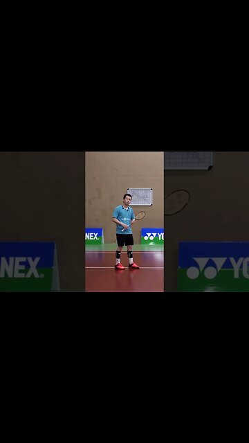 Badminton Footwork Shadow Drill - Coach Kowi Chandra #shorts