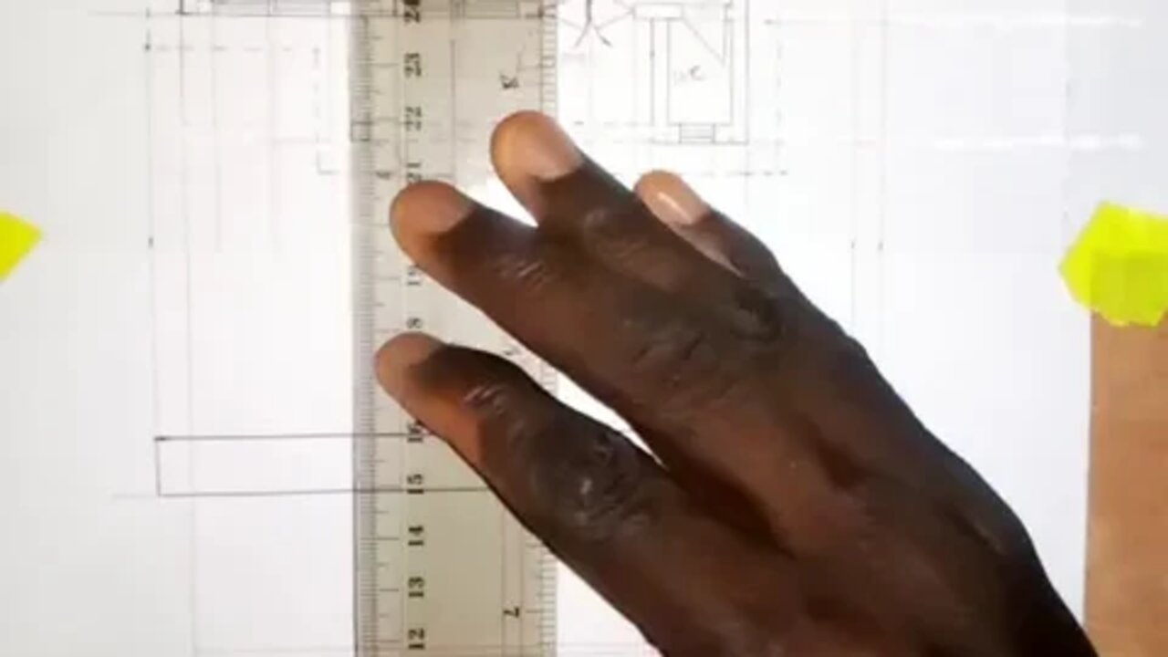 Solution to WAEC 2022 Building Drawing: Front Elevation