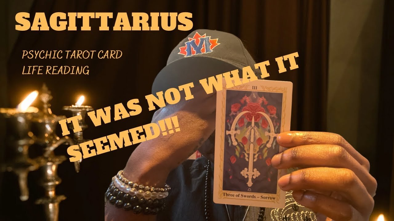 SAGITTARIUS - “THIS IS NOT WHAT IT SEEMED TO BE” PSYCHIC READING ♐️⚠️‼️