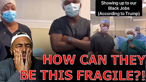 TRIGGERED Black Surgeon PAUSES Surgery To Make TikTok Video Fuming Over Trump Black Jobs Comment!