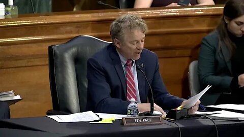 Senator Rand Paul Introduces an Amendment to Eliminate Dr Fauci’s Job