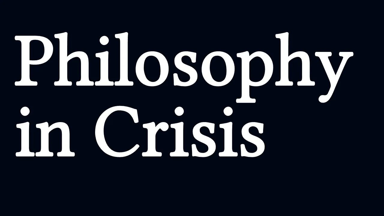 Philosophy in a Time of Crisis: from Socrates to Foucault