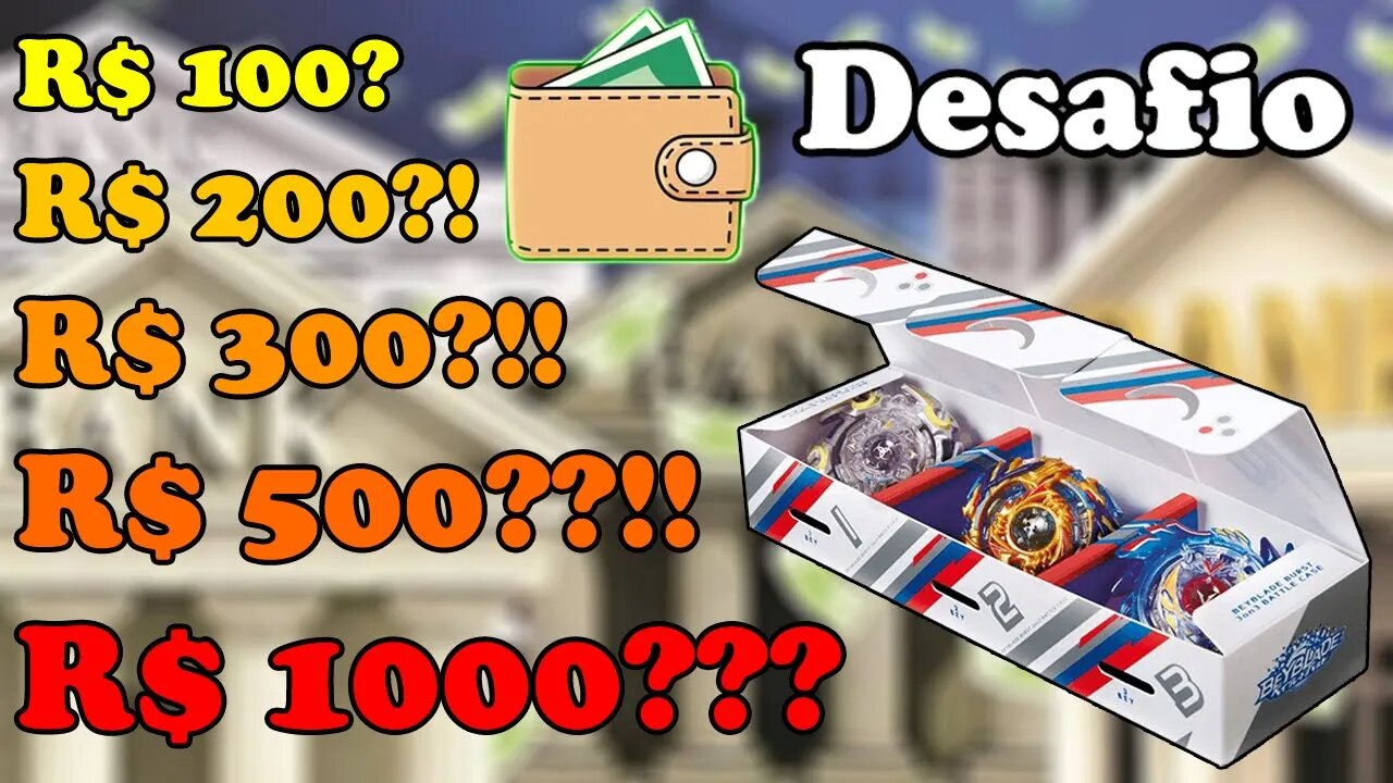 O COMBO/DECK 3on3 MAIS BARATO POSSÍVEL | Desafio do Limite de Preço | Beyblade on a Budget